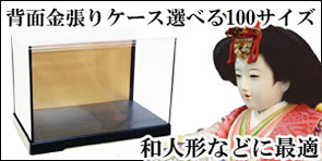 コレクションケース フィギュアケース 金張りケース