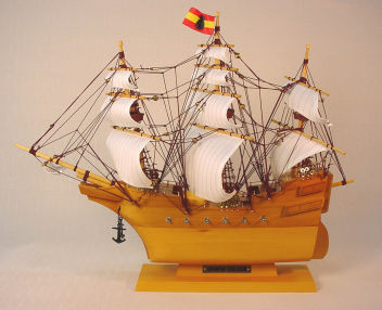 帆船模型-スパニッシュガリオン