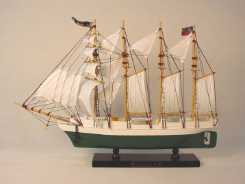 帆船模型-エスメラルダ